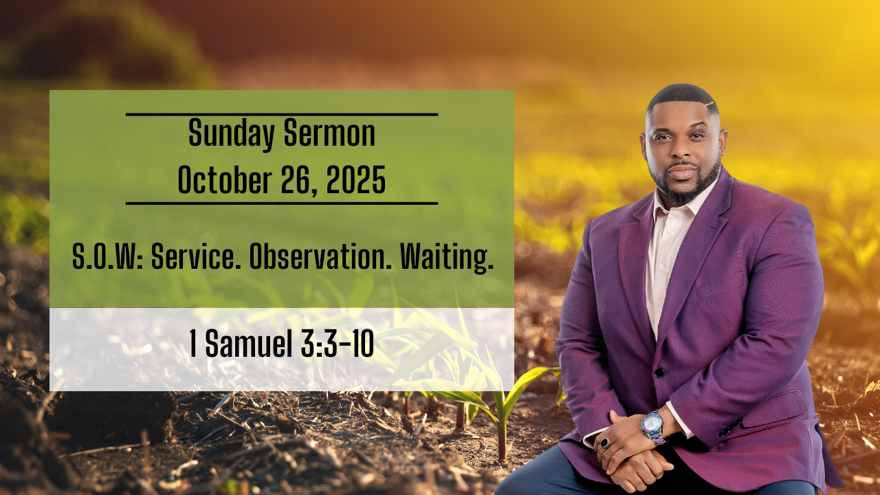 S.O.W. – Service, Observation, Waiting | October 26