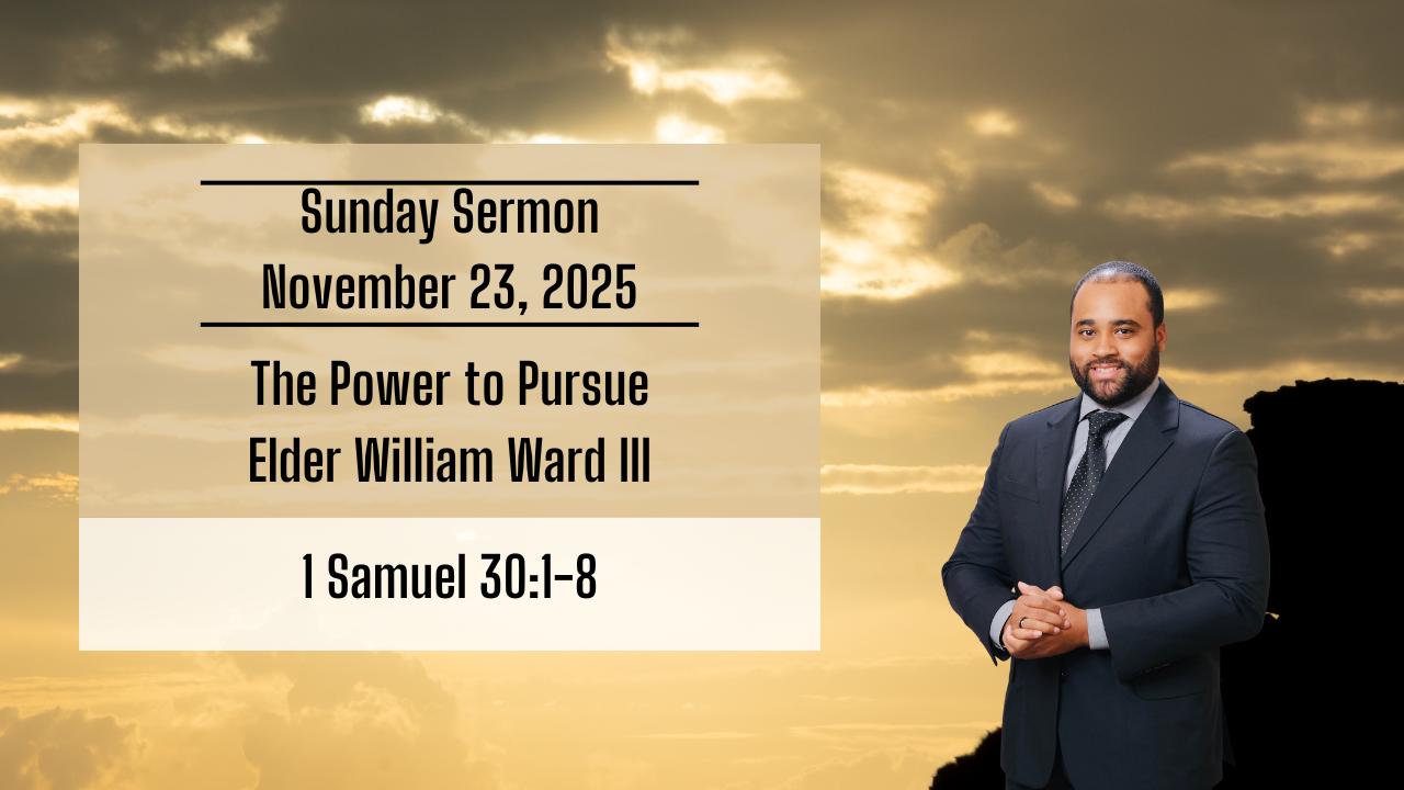The Power to Pursue | November 23